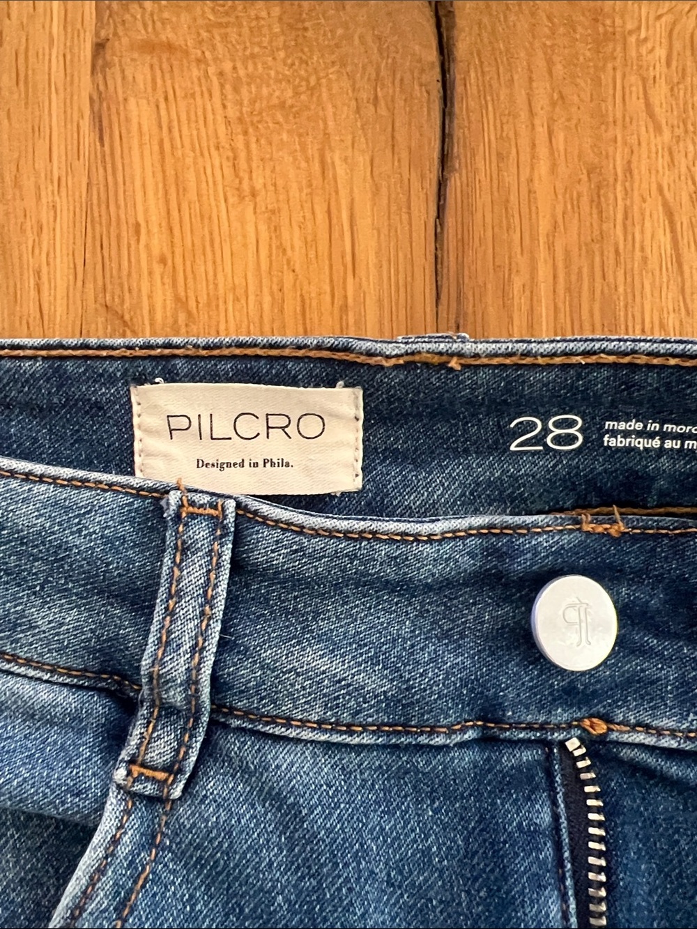 Anthropologie- Pilcro Kenna Mid-Rise Heritage Barrel Jeans- size 28 - Picture 9 of 12